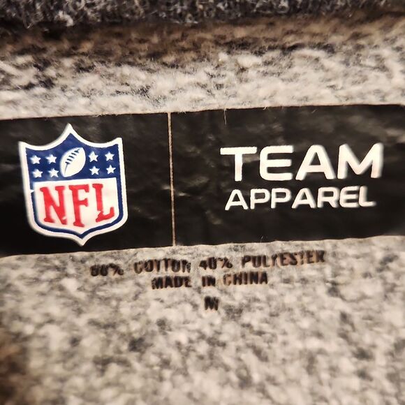 NFL Minnesota Vikings Women's Gray & Purple Zip-Up Jacket Hoodie Size M - Picture 5 of 8